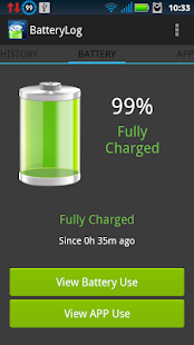 BatteryLog - Show Percentage