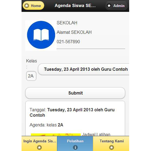 【免費通訊App】Agenda Siswa SDK 2 PENABUR Jkt-APP點子