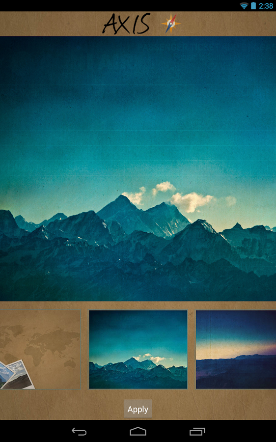 Axis - GO Apex Nova Theme - screenshot