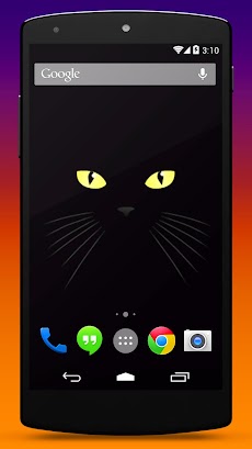 黒猫のライブ壁紙 Androidアプリ Applion
