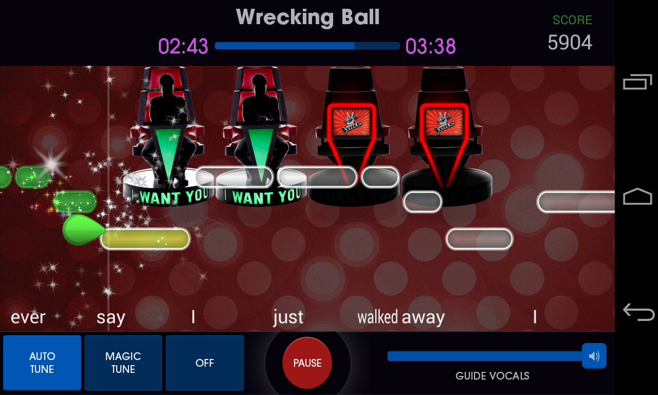 The Voice On Stage screenshot