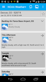 NOAA Weather Screenshots 4