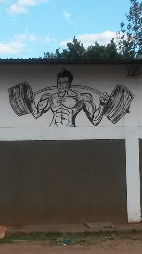 Graffiti Hombre Musculoso