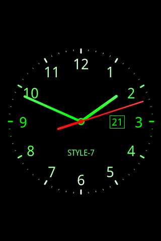 Analog Clock Live Wallpaper-7