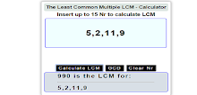 LCM Calculator Free Online APK