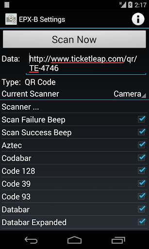 EPX-B Barcode Scanner Core