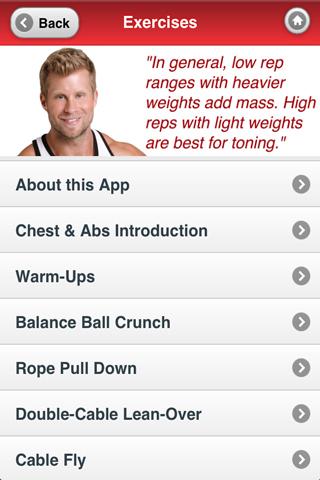 Muscle Building | Chest &amp; Abs Screen 2