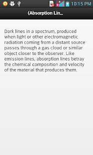 Astronomy Dictionary Screenshots 2