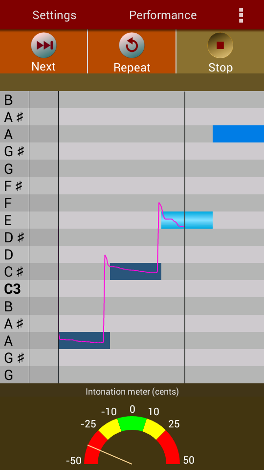 Vocal Coach, Singing Exercises Screen 2
