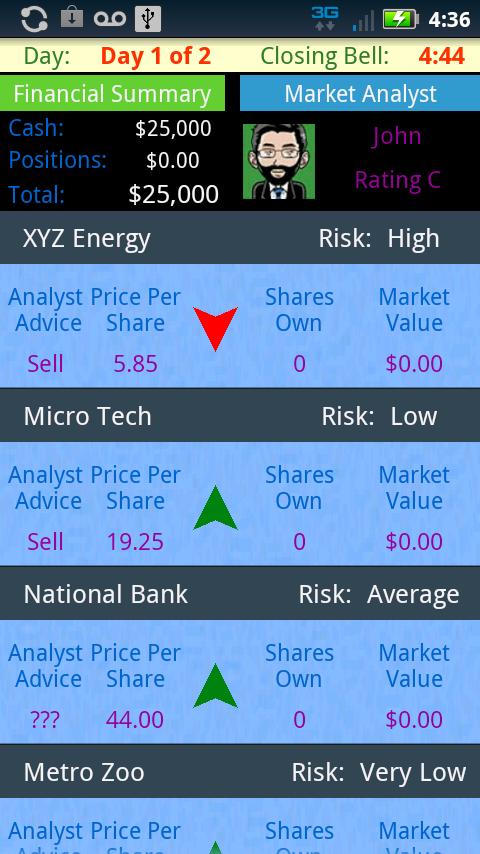 Crazy Stocks - Paid Screen 1