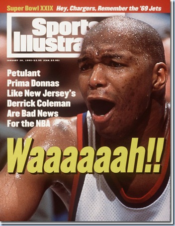 SI Cover of Derrick Coleman