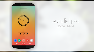 Sundial Colors Zooper Theme APK スクリーンショット画像 #1