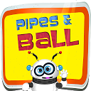 Plumber Pipes and Ball Puzzle mobile app icon