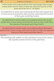 Grammar : Reported Speech poster 14