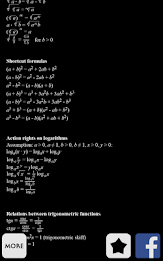 Math Formulas Help poster 2