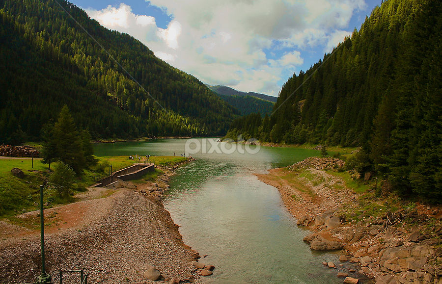 Lake Paneveggio by Peri Mario Angelo - Landscapes Mountains & Hills