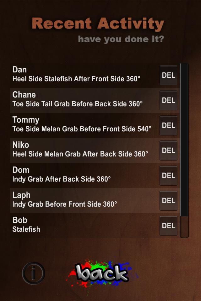 Wakeboard Trick Wheel Screen 3
