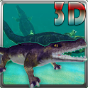 Crocodile Aquarium 3D  LWP HD icon