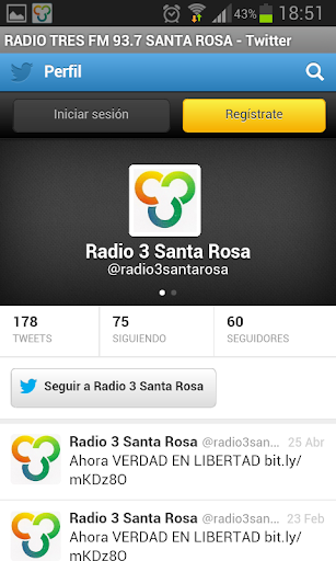 【免費音樂App】Radio Tres FM 93.7 Santa Rosa-APP點子