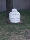 Buried Buddha Head