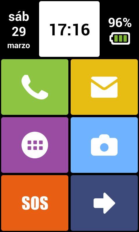 Android application Big buttons - Launcher FULL screenshort