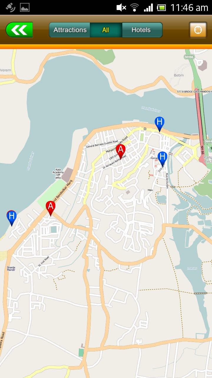 Goa Offline Map Travel Guide Screen 2