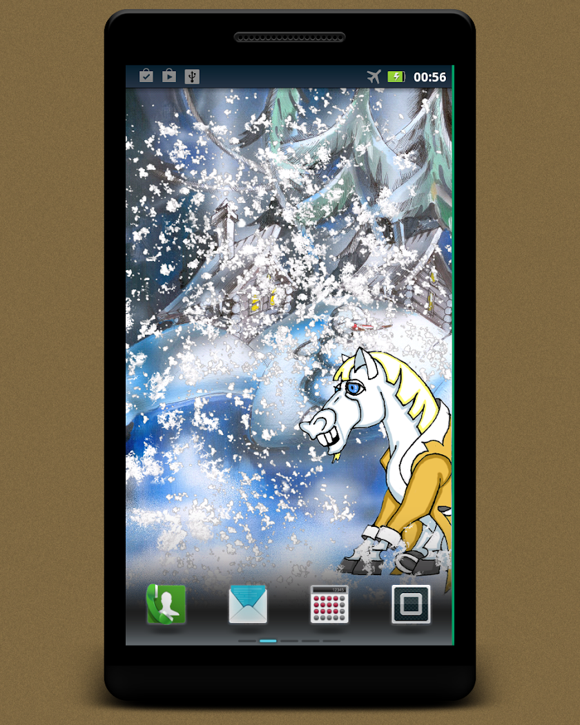 Winter Horse Live Wallpaper Screen 2