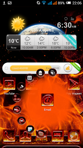 【免費個人化App】NEXT LAUNCHER 3D THEME FLAME-APP點子