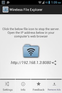 Wireless File Explorer Key Screenshots 1