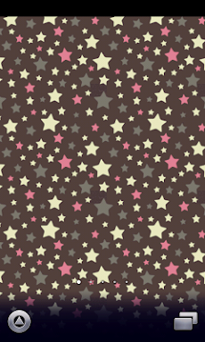 チョコレートブラウンの星柄壁紙 かわいいスマホ待受壁紙 Androidアプリ Applion