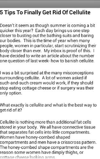 【免費健康App】Fight Cellulite - Treatments-APP點子