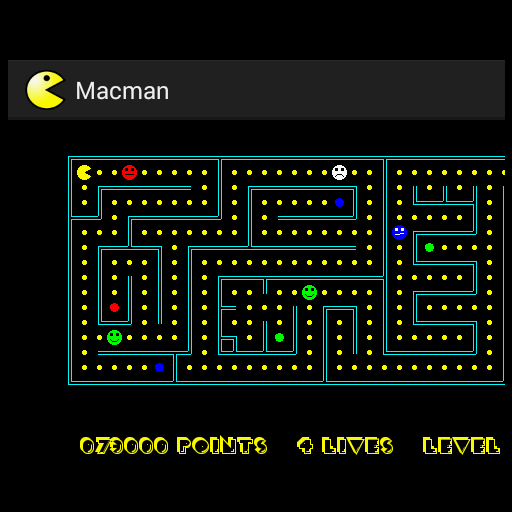 Macman - das neue Pacman LOGO-APP點子