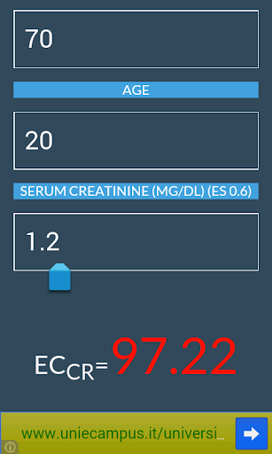 GFR Calculator