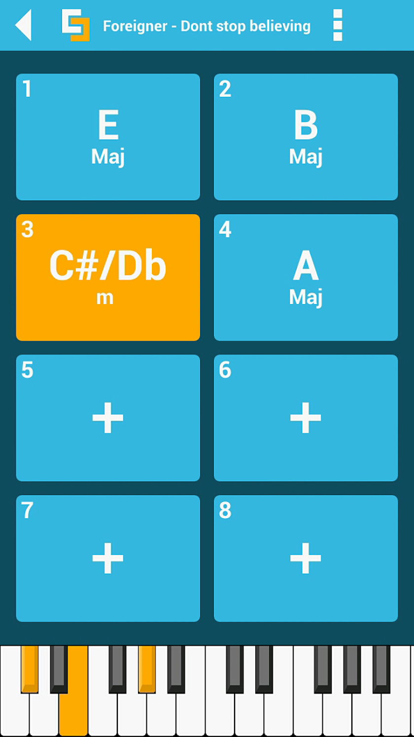 ChordJam Screen 2