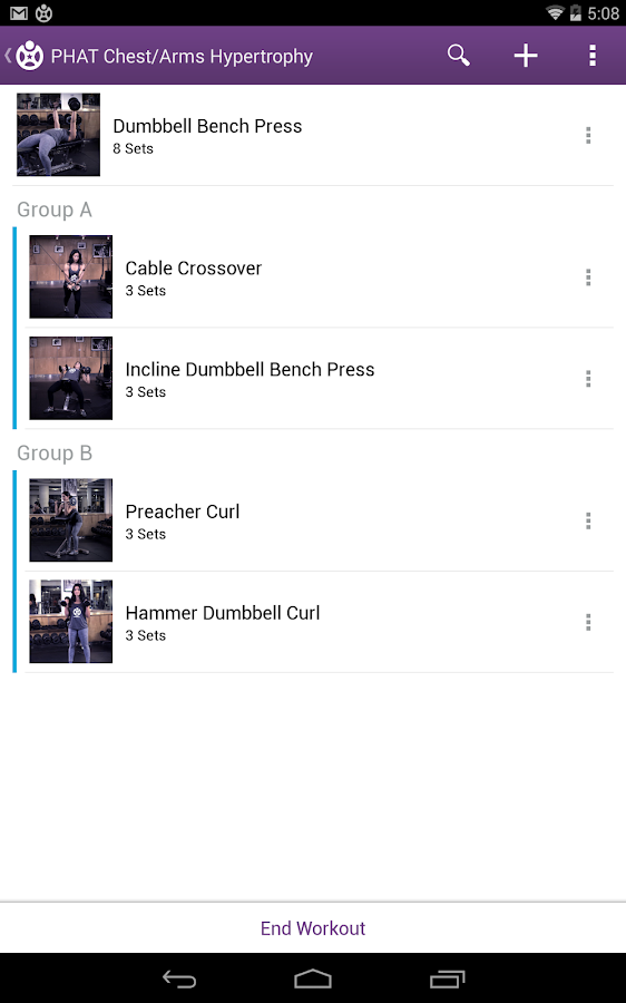    Fitocracy Workout Fitness Log- screenshot  