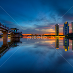 blue sky in Putrajaya lake by Rithauddin Zpiritz - Landscapes Sunsets & Sunrises