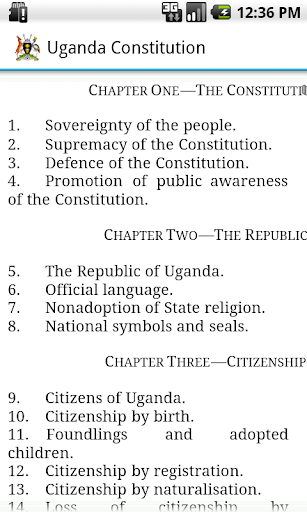 Uganda Constitution