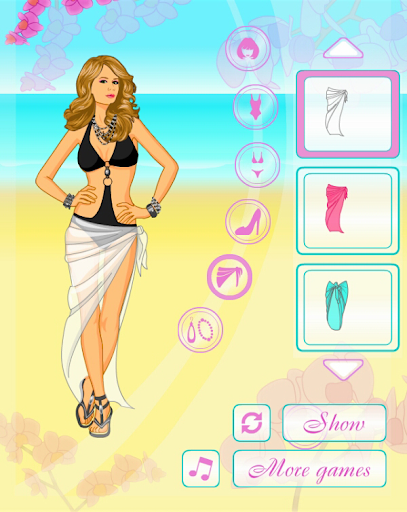 Hopetaft Beach Girl Games Dress Up