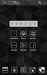 Black and White Atom theme poster 2