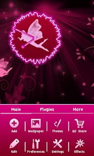 Fairy Pink Go Launcher EX Screenshots 2
