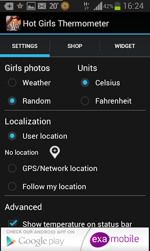 【免費天氣App】性感女孩天气温度计-APP點子