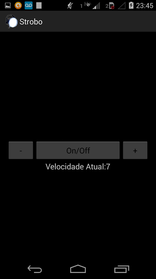 Android application Strobo Led FlashLight Free screenshort