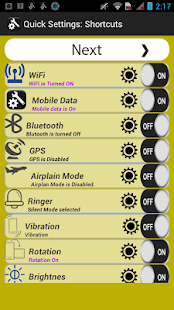 Quick Settings: Shortcuts Screenshots 0