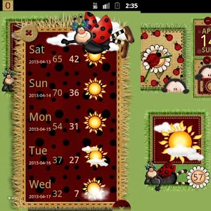 Cute Ladybugs Widgets logo
