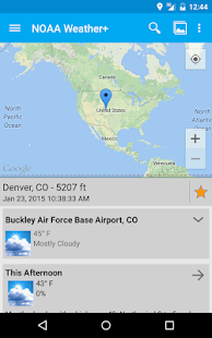 NOAA Weather Screenshots 1