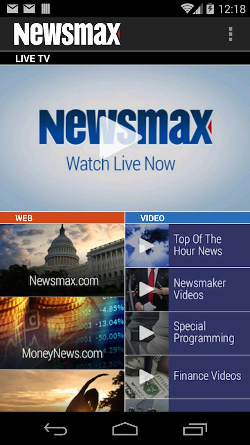 Newsmax TV &  Aplicaciones Android en Google Play