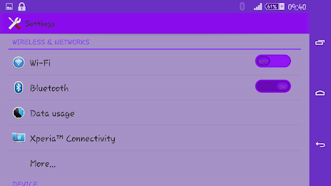 Texture Violet Xperien Theme poster 10