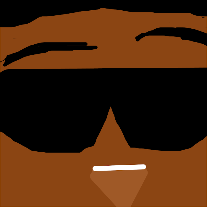The very simple self-portrait