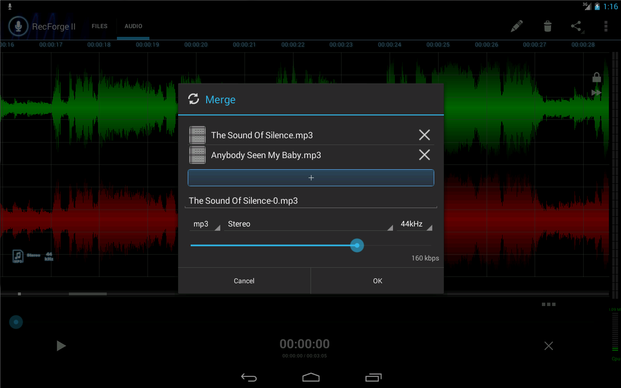 RecForge II Pro Audio Recorder - screenshot