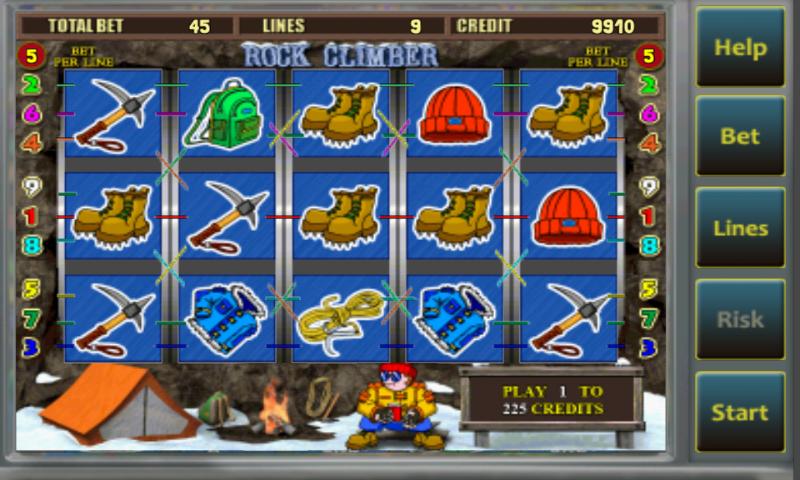 Android application Rockclimber Casino Slots -FREE screenshort